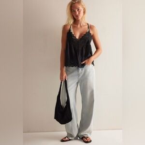 Free People Fiona lace cami
